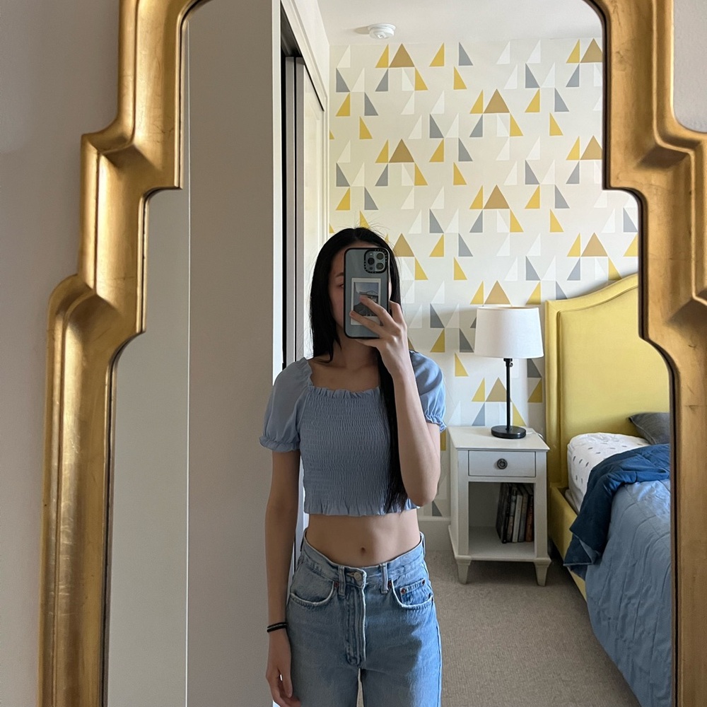 SHEIN milkmaid top